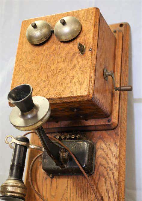 stromberg carlson telephone metal box with hand set|old stromberg carlson phones.